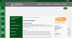 Desktop Screenshot of lincolnrec.com